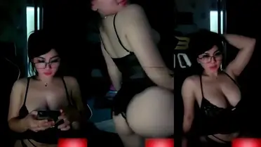 BABY FERIOSA Pakai Lingerie Hitam WOT Lumer Asyik
